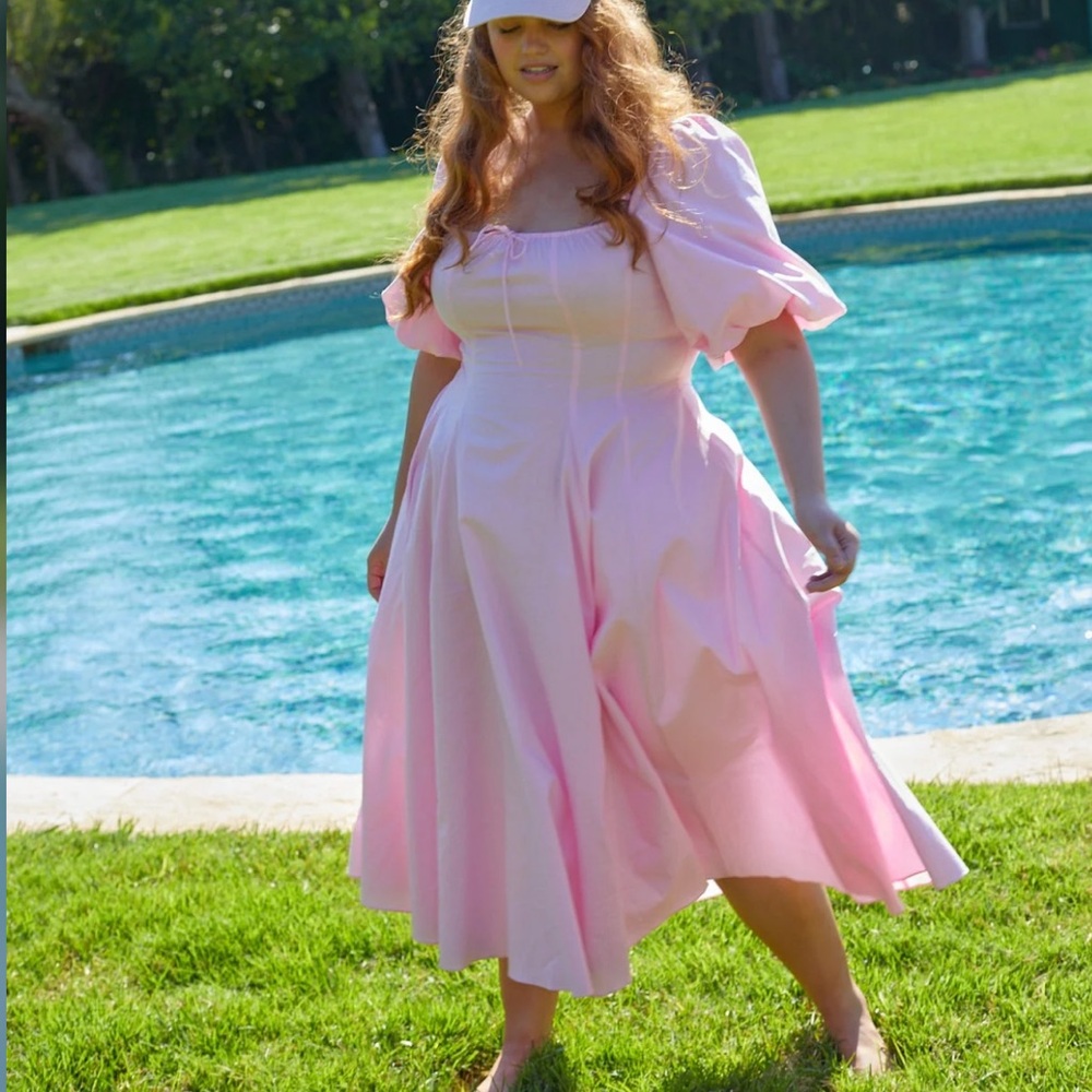 1X Selkie Day Dress in Angel Delight Pink